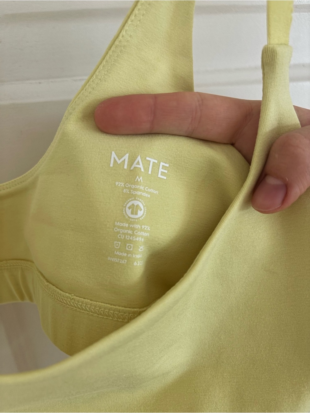 MATE the Label “Zest” Organic Stretch Scoop Bra - Picture 3 of 5